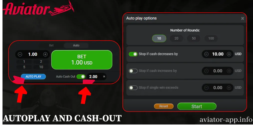 Autoplay and cash-out