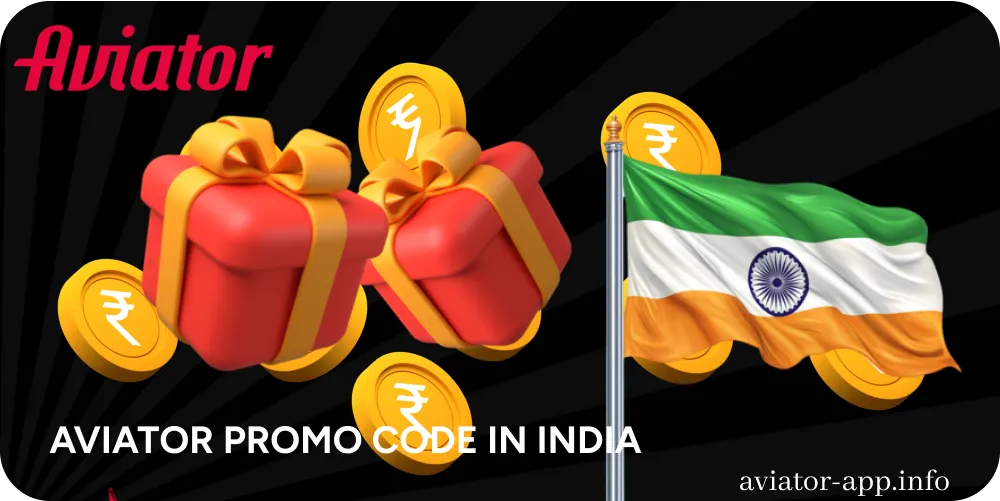 Aviator promo codes available in online casinos in India
