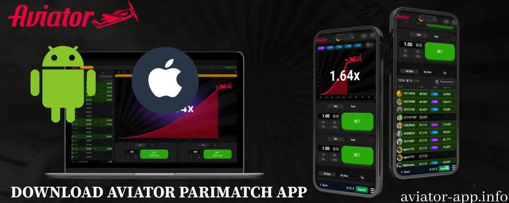 Parimatch Aviator App for Android and iOS
