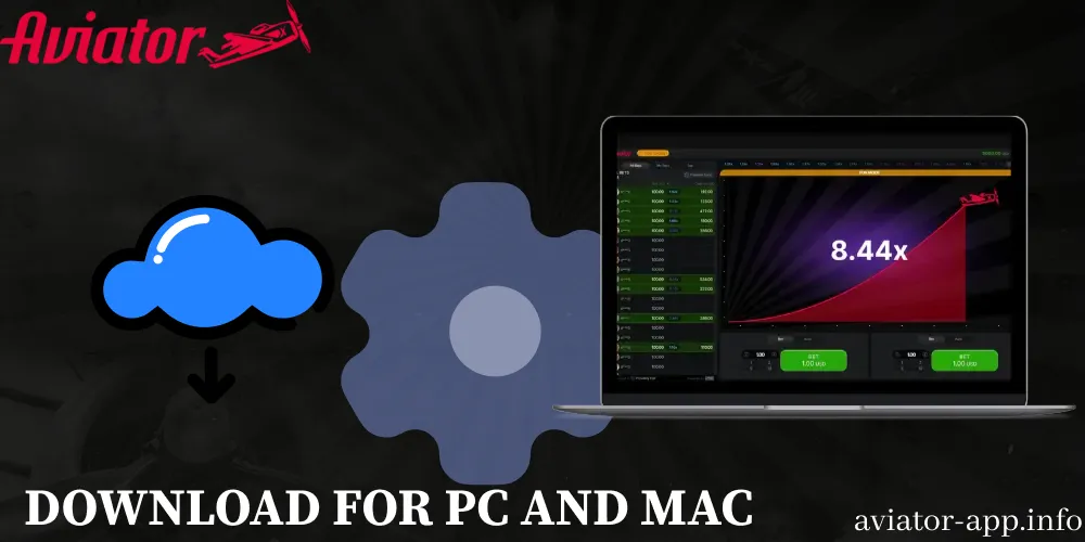 Instructions on downloading Aviator app on PC