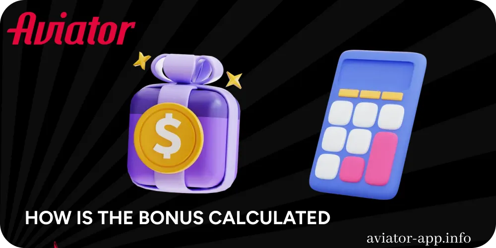Information on the way Aviator bonuses are calculated