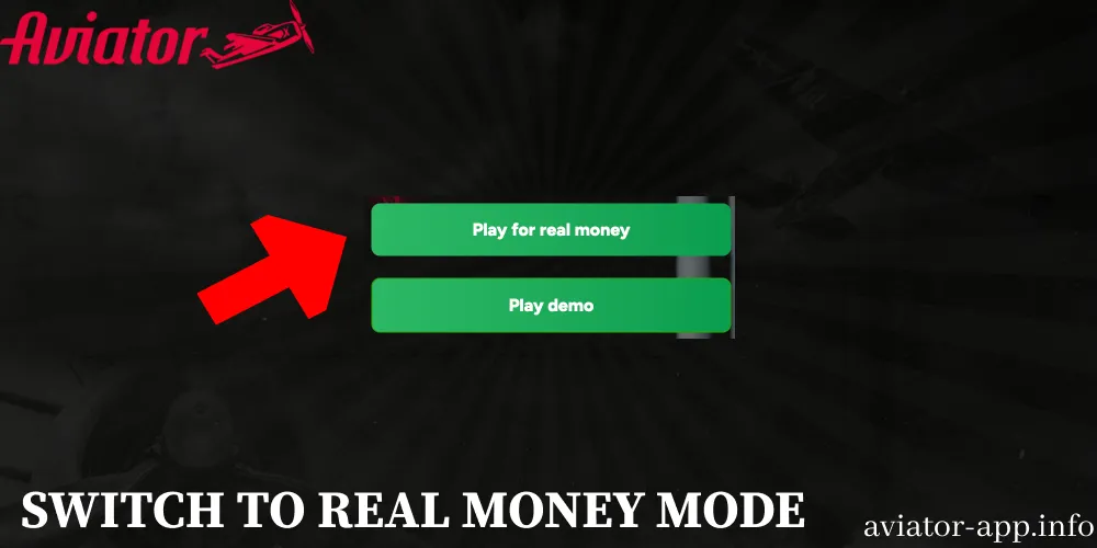 Switch to Real Money Mode